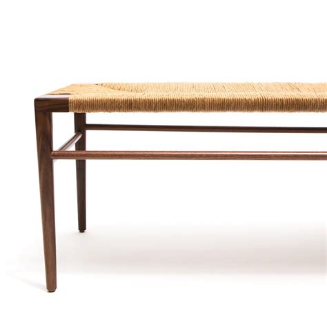 Woven Rush Bench Mel Smilow Smilow Furniture Suite Ny Furniture