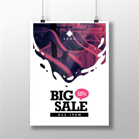 Free Download Retail Poster Template Big Sale Poster Template Psd File