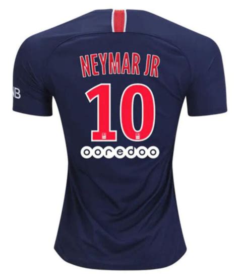Psg jersey home kits 2017/2018 psg applies the fly emirates as the new sponsor, so it will change the look of the jersey much. PSG NEYMAR HOME JERSEY WITH SHORTS 2018-2019: Buy Online at Best Price on Snapdeal