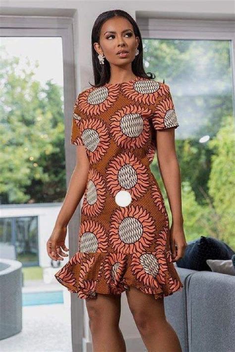 120 Ankara Short Gown Styles Designs 2023 Thrivenaija Short African Dresses Ankara Short