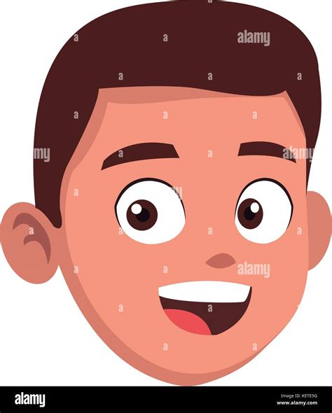 Boy Face Cartoon Stock Vector Image And Art Alamy