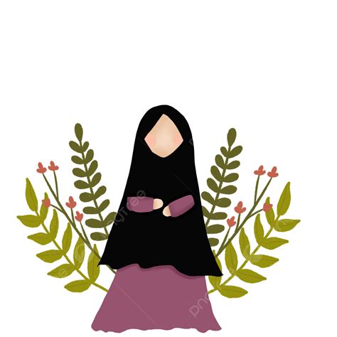 Muslimah Illustration Png Image A Muslimah Illustration Women
