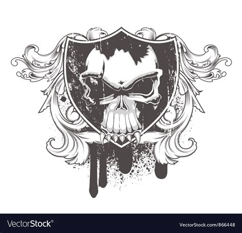 385 free images of flower print. Skull with floral Royalty Free Vector Image - VectorStock