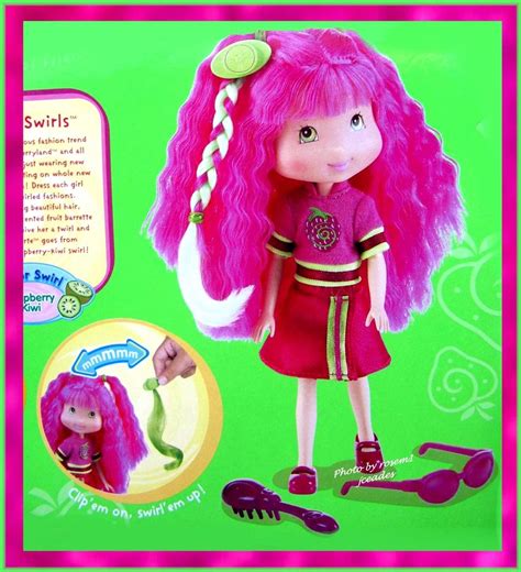 Strawberry Shortcake Raspberry Torte Doll 7” Flavor Swirl And Kiwi Clip