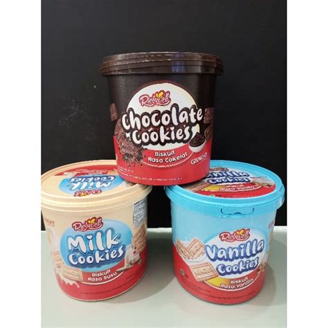 Richwell Cookies Chocolate And Milk And Vanilla Biscuit 400g Shopee