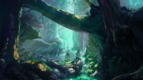 Download 1920x1080 Wallpaper Fantasy Ancient Forest