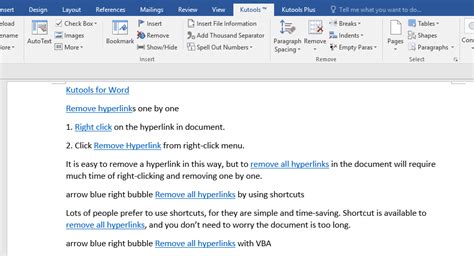 How To Remove Hyperlink In Word Document Epiluli