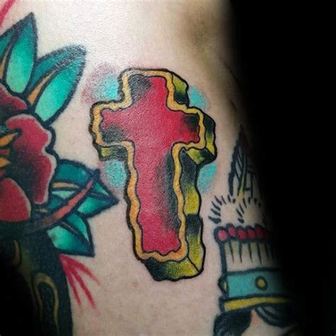 25 tattoo fonts to ink your designs in style. 50 Traditional Cross Tattoo Designs For Men - Old School Ideas
