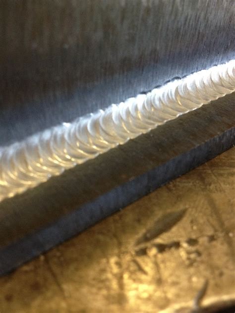 A Little Undercut But This Is My Weaved Tig Weld Compared To The
