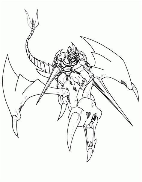 Yu Gi Oh Monsters Coloring Pages Coloring Pages