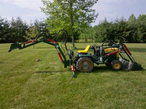 Homemade Front Loader And Backhoe Tractor Idea Lawn Mower Tractor
