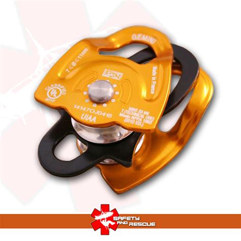 Pulley Petzl Gemini Safety And Rescue