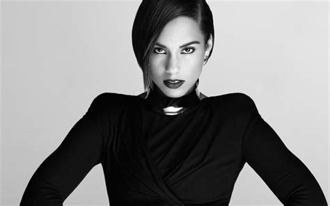 Download Wallpapers Alicia Keys 4k American Singer Portrait Black