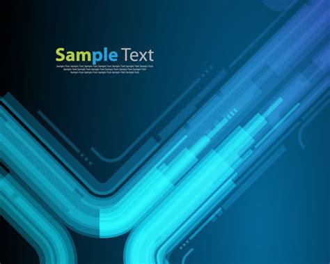 Technology Style Blue Abstract Background Vector Free Vector Graphics