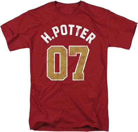 Harry Potter Potter Jersey Unisex Adult T Shirt For Men And
