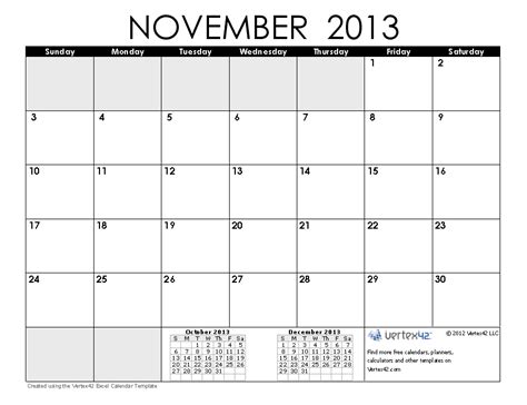 2013 Calendar Templates Monthly And Yearly