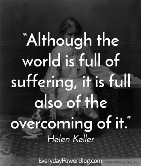 Everyday Power Inspirational Quotes To Live Your Best Life Helen Keller Quotes Inspirational