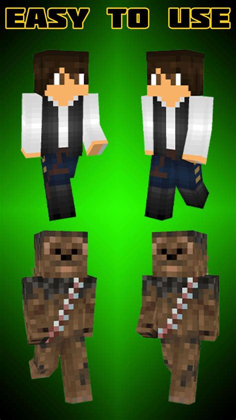 Here you can download skins for minecraft: Skins for Minecraft - Skins from Star Wars for Android ...