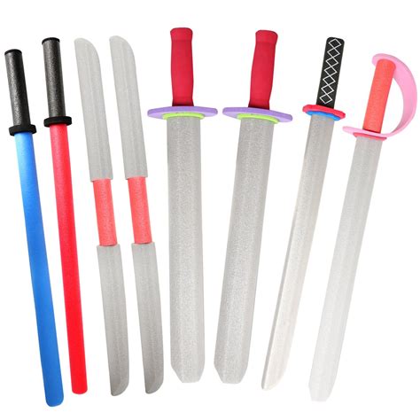 Buy Rainbow Yuango Pack Of 8 30 Assorted Eva Foam Swords Set Warrior