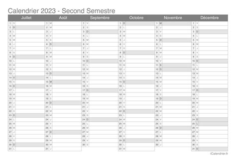 Calendrier 2023 à Imprimer Pdf Et Excel Icalendrier