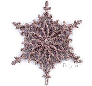 Draiguna: Wispvale Snowflake | Crochet snowflake pattern, Snowflake pattern, Crochet snowflakes