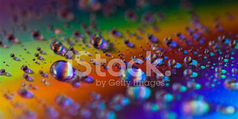Rainbow Water Drops Stock Photo Royalty Free Freeimages