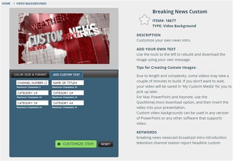 Amazing intros templates with professional designs. Breaking News Video Background For PowerPoint