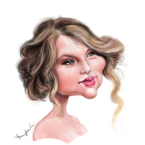 Taylor Swift Celebrity Caricatures Taylor Swift Funny Taylor Swift