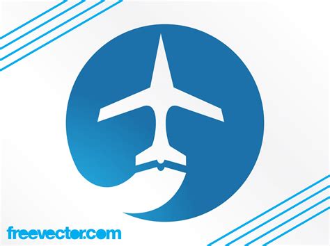 Airplane Logo Graphics Vector Art & Graphics | freevector.com