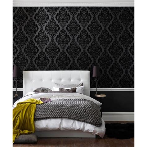 Graham And Brown Kinky Vintage Black Removable Wallpaper 50 223 The