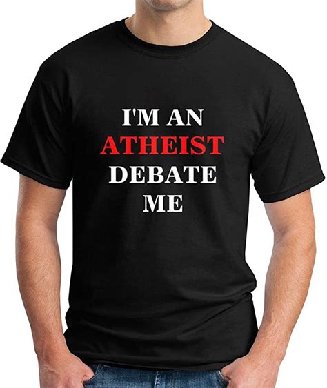 decorshirt men s cool tees i m an atheist debate me atheism mens t shirt amazon ca clothing