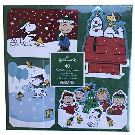 Find great deals on ebay for hallmark christmas cards. Hallmark 40-Count Peanuts Holiday Cards with Envelopes - Walmart.com