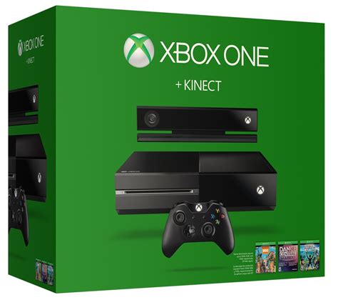 Xbox One 500gb Console With Kinect Bundle Includes Chat