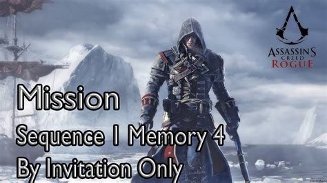 Assassins Creed Rogue Mission Sequence Memory By Invitation Only