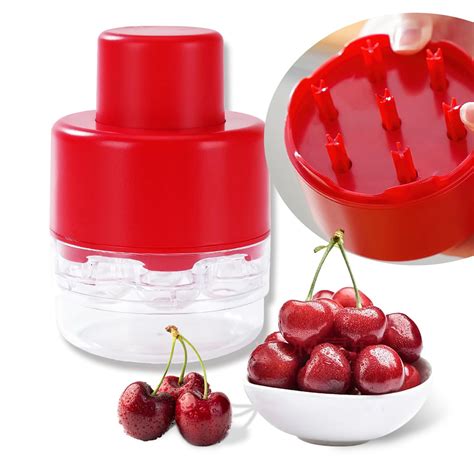 Cherry Pitter Tool Cherry Stone Remover For Multiple Cherries 7 Stones