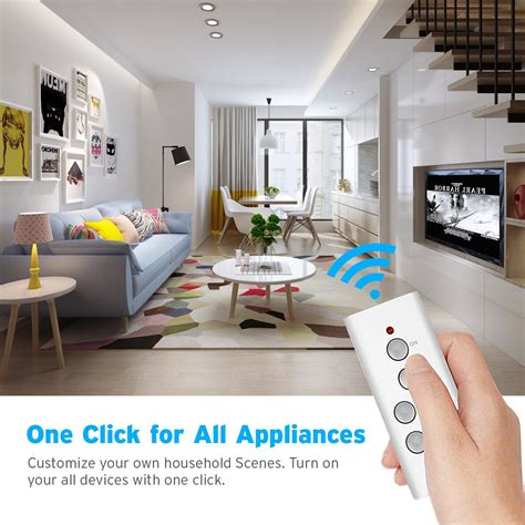 Etekcity Upgraded Remote Control Outlet Wireless Light Switch For