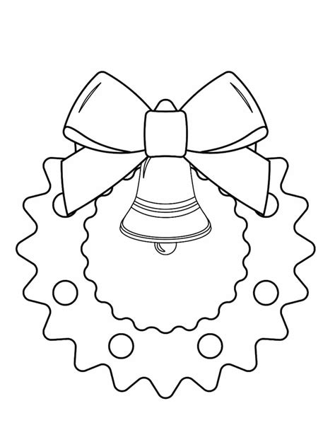 Coloriage couronne de Noël  20 dessins à imprimer gratuitement