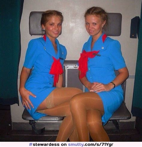 Stewardess Flightattendant Airlinehostess Stockings Stockingtops