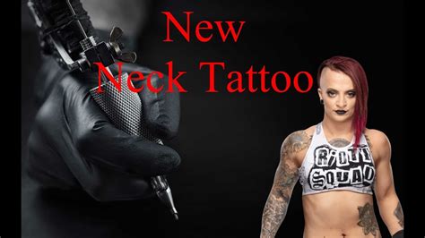 Wwe Ruby Riott Got New Neck Tattoo Youtube