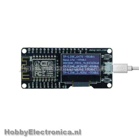 Nodemcu Esp8266 Oled Hobbyelectronica