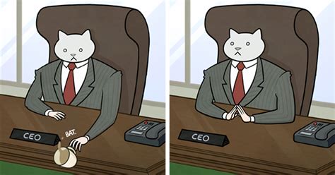 What do cats use to make coffee? How Your Office Would Look If Your Boss Was A Cat | Bored ...