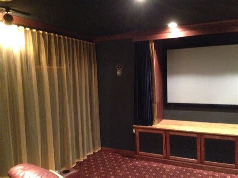 Theater Room Drapery Curtain Couture