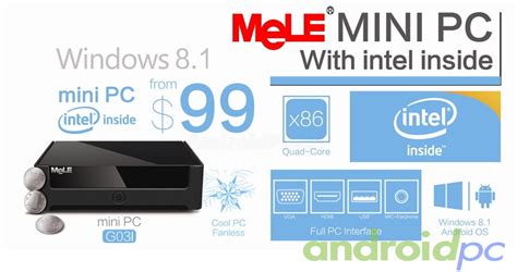 Mele Pcg03 Un Nuevo Mini Pc Con Soc Intel Y Androidwindows 81