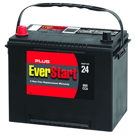 Everstart Plus Lead Acid Automotive Battery Group 24