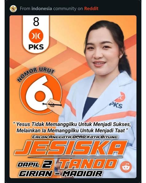 Viral Flyer Caleg Jesiska Tanod Ini Penjelasan Pks