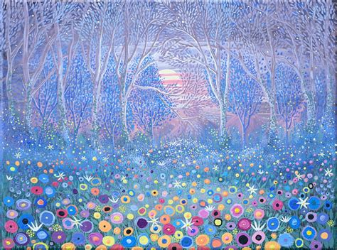 Night Meadow Blooms By Yvonne B Webb Artfinder