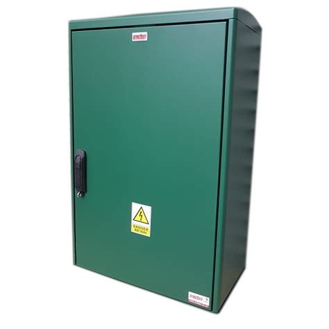 Free Standing Grp Electric Meter Box Green W605 X H930 X D320mm Grp