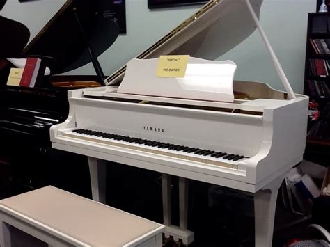 Pre Owned Yamaha G1 White Baby Grand Sorry Sold Miller Piano