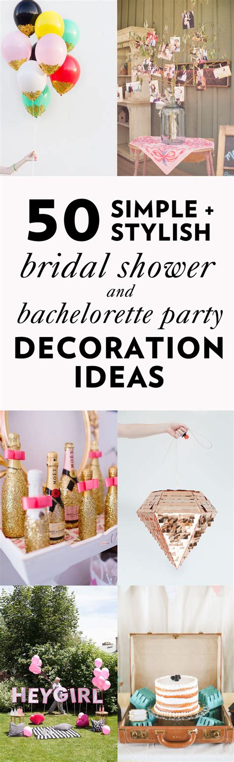 50 Simple And Stylish Diy Bridal Shower And Bachelorette