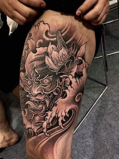 Hình xăm tả thực trắng đen. Hình Xăm Bắp Chân Đẹp ️ Tattoo Bắp Chân Nam Nữ Chất